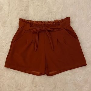 Burnt orange shorts